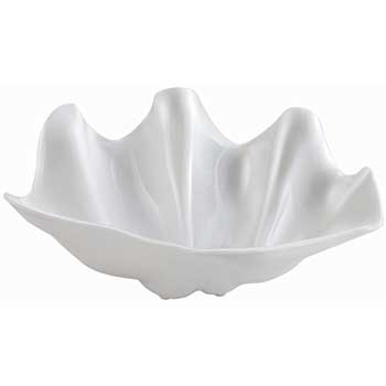 Winco Shell Bowl, 5 qt, Polycarbonate, Pearl