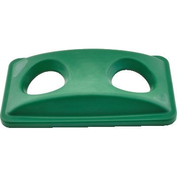 Winco&#174; Bottle &amp; Can Recycling Top, 20 1/3&quot; x 11 3/7&quot; x 3 2/3&quot;, Green