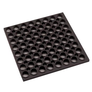 Winco Rubber Floor Mat, Straight Edges, Anti-Fatigue, 3/4 in Thick, 3 ft x 5 ft