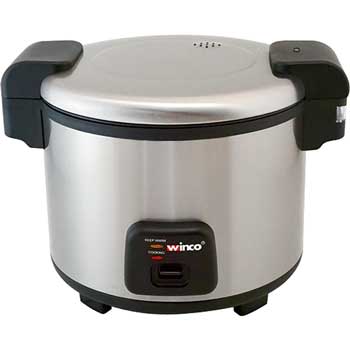 Winco Rice Cooker/Warmer, Electric, 30 Cups, 120V