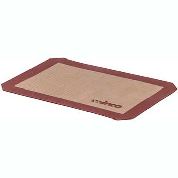 Winco Double-sided silicone Baking Mat, Quarter-size, 8-1/4&quot; x 11-3/4&quot;