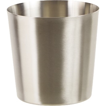 Winco&#174; Stainless Steel Fry Cup, Satin Finish, Solid, 3.25&quot; dia.