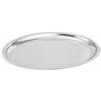 Winco&#174; Sizzle Platter, Oval, 11&quot;, S/S