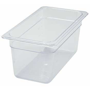 Winco PC Food Pan, 1/3 Size, 6&quot;