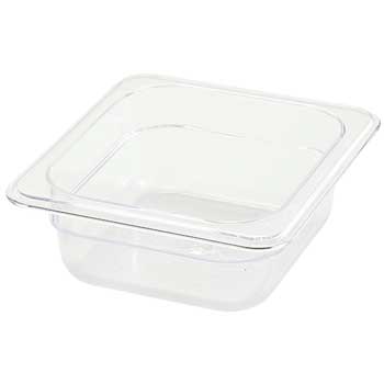 Winco PC Food Pan, 1/6 Size, 2-1/2&quot;