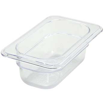 Winco PC Food Pan, 1/9 Size, 2-1/2&quot;