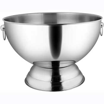 Winco Stainless Steel Punch Bowl, 3 1/2 Gallon