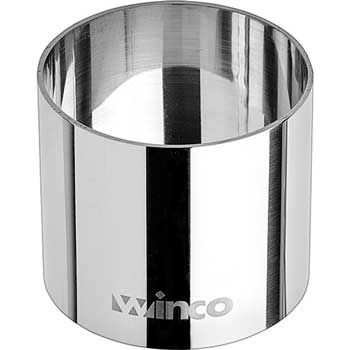 Winco Pastry Mold, Round, 2&quot; x 1 3/4&quot;