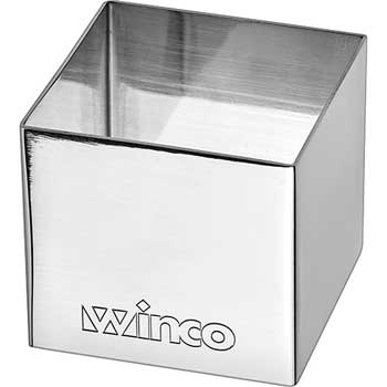Winco Pastry Mold, Square, 2&quot; x 2&quot;