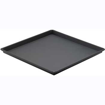 Winco Sicilian Pizza Pan, 16&quot; x 16&quot; x 1&quot;, Heavyweight Rolled Steel, Non-stick