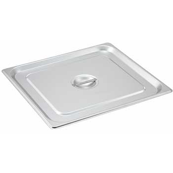 Winco S/S Steam Pan Cover, 2/3 Size, Solid