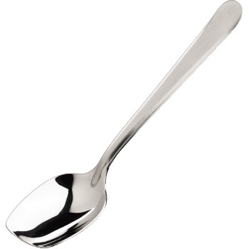 Winco Plating Spoon, Solid, 8&quot;