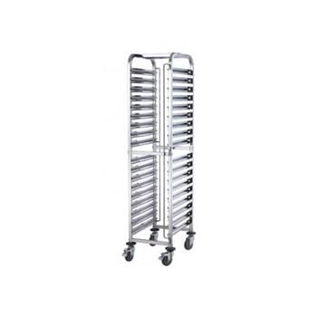 Winco 36-Tier Steam Table/Food Pan Rack, 63-1/4&quot;H, Stainless Steel