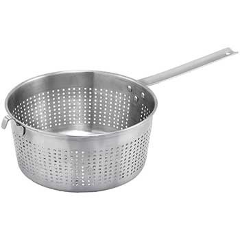 Winco&#174; Spaghetti Strainer, Stainless Steel, 8.5&quot; x 4&quot;