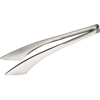 Winco Serving Tongs, 10.5&quot;, 18/8 Stainless Steel, Satin Finish, Silver