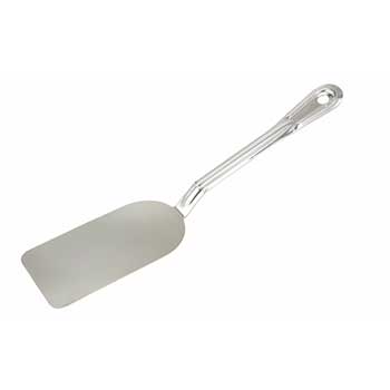 Winco Stainless Steel Serving Turner, Solid, 14&quot;