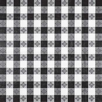 Winco Table Cloth, 52&quot; x 52&quot;, Square, Black