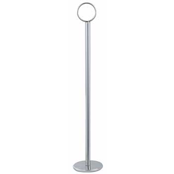 Winco&#174; 12&quot; Table Number Holder, Chrome