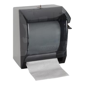 Winco Surface Mount Roll Paper Towel Dispenser, 7.5&quot; D x 7.87&quot; H, Black