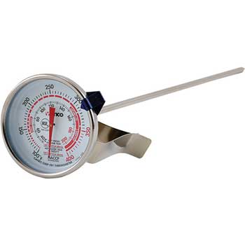 Winco Deepfry/Candy Thermometer, 2&quot; Dial, 12&quot; Probe&quot;