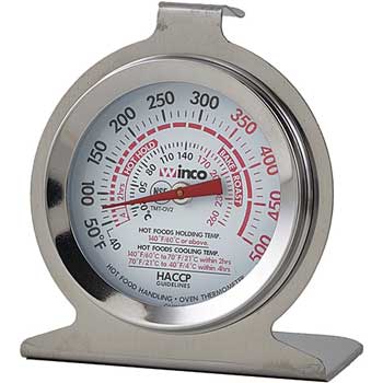 Winco Oven Thermometer, 2&quot; Dial Face