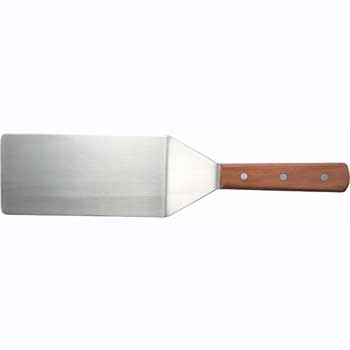 Winco Turner with Offset with Wooden Handle, 8&quot; x 3 15/16&quot; Blade