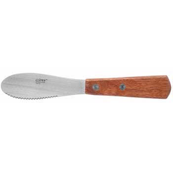 Winco Sandwich Spreader, Wooden Hdl, 3 3/4&quot; x 1 3/16&quot; Blade