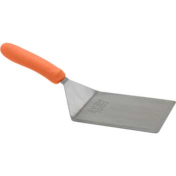 Winco Extra-Heavy Turner with Cutting Edge, Orange Nylon, 5&quot; x 6&quot;