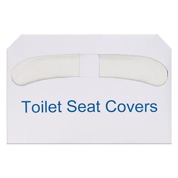 Winco Toilet Seat Cover Paper, Half Fold, 250/Bag
