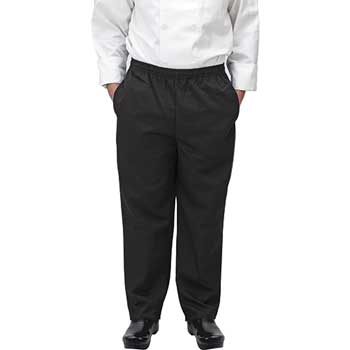 Winco Chef Pants, Black, Extra Large