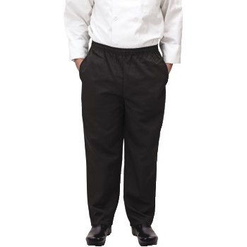 Winco Chef Pants, Black, Large