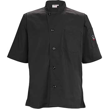 Winco Tapered Fit Ventilated Shirts, Black Medium