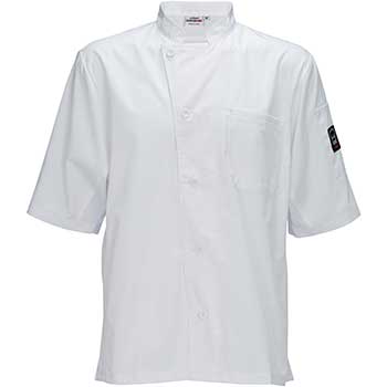 Winco Tapered Fit Ventilated Shirts, White, 2XL