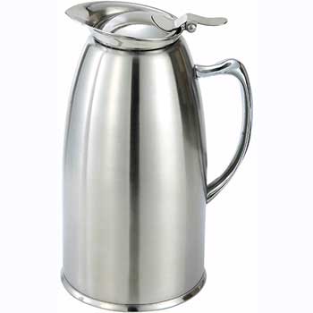 Winco 20 oz. Stainless Steel Lined Coffee Server Pot, Insulated, Satin Finish