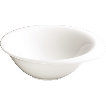 Winco Ocea™  Round Bowl, 10&quot; Dia, Porcelain, Creamy White, 12/Case