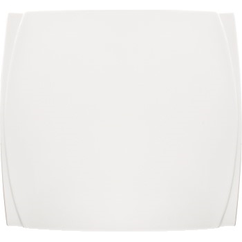 Winco&#174; Bettini™ Bright White Porcelain Square Plate, 7 1/2&quot;, 24/CS