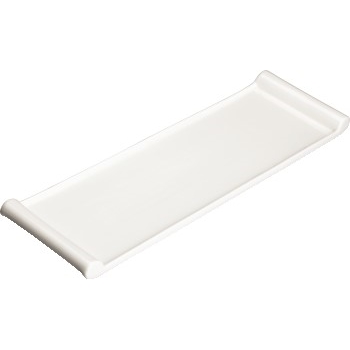 Winco Parades™ Bright White  Porcelain Rectangular Platter,20 1/4&quot; x 6 1/8&quot;, 6 /CS