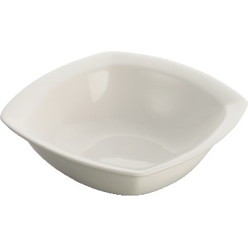 Winco Kester™ Bright White Porcelain Square Bowl, 5 1/2&quot;, 36 /CS
