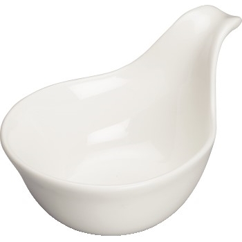 Winco Mescalore™ Bright White Porcelain Saucer, 3&quot; x 2&quot;, 36 /CS
