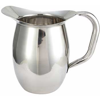 Winco 3qt Bell Pitcher, S/S