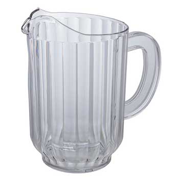 Winco 60 oz.  Water Pitcher, Clear