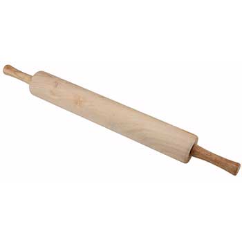 Winco&#174; 15&quot; Wooden Rolling Pin