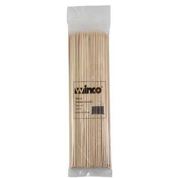 Winco 10&quot; Bamboo Skewers, 100/bag