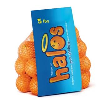 Halo Clementine Mandarins, Seedless, 5 lbs Bag