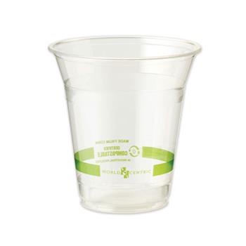 World Centric Clear Cold Cups, 12 oz, Clear, 1,000/Carton