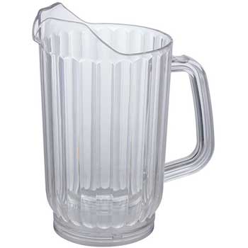 Winco 48 oz.  Water Pitcher, Clear