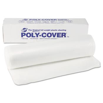 Warp&#39;s Poly-Cover Plastic Sheets, 4mil, 20 x 100, Clear