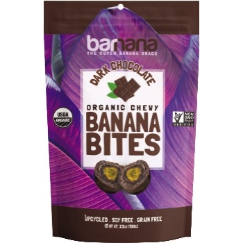 Barnana Dark Chocolate Organic Chewy Banana Bites, 3.5 oz., 12/CS