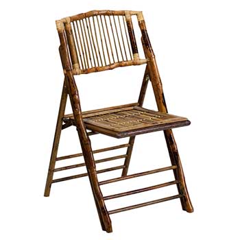 Flash Furniture American Champion Bamboo Folding Chair