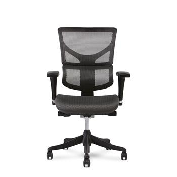 X-Chair X1 Elemax Cooling Heating and Massage Task Chair, Grey
